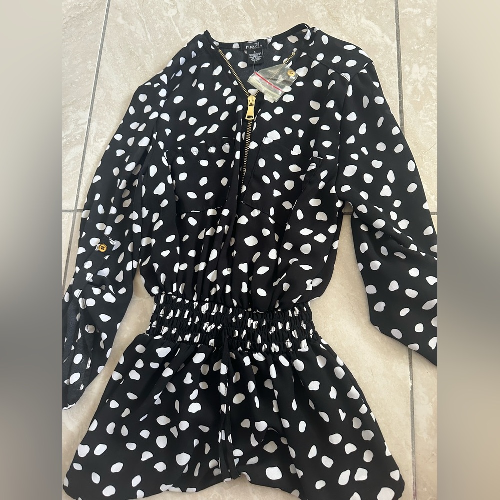 Polka dot blouse